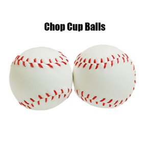 Chop Cup Balls White Leather (Set of 2) by Leo Smetsers