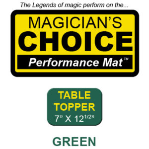 Table Topper Close-Up Mat (GREEN - 7" x 12.5") by Ronjo